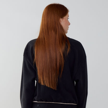NIKE JACKET FZ CLUB FLEECE COZY ZWART/GRIJS DAMES