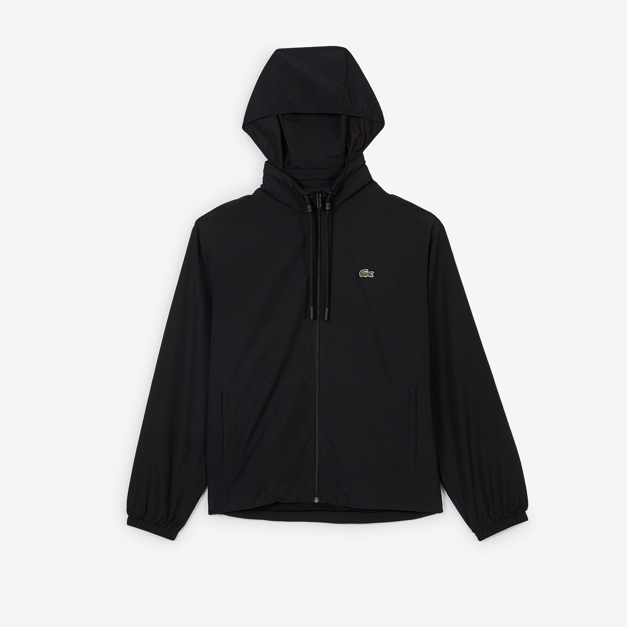 LACOSTE JACKET TRACKSUIT SIDE LOGO ZWART JAS HEREN Courir