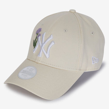 NEW ERA 9FORTY WOMEN NY PEARLS BEIGE/WIT DAMES