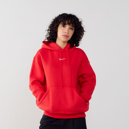 NIKE HOODIE PHOENIX LONG OVERSIZED ROOD DAMES