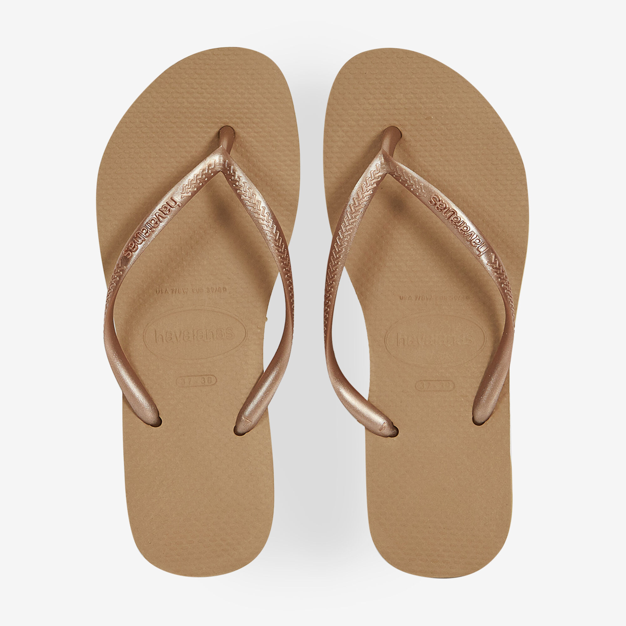 HAVAIANAS SLIM ROZE GOUD ZOMER DAMES Courir