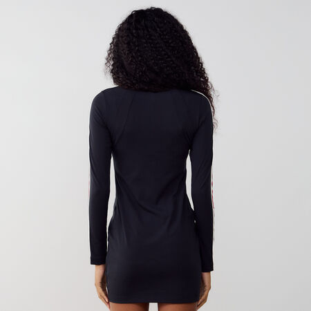 JORDAN DRESS JUMPMAN LS ZWART/WIT DAMES