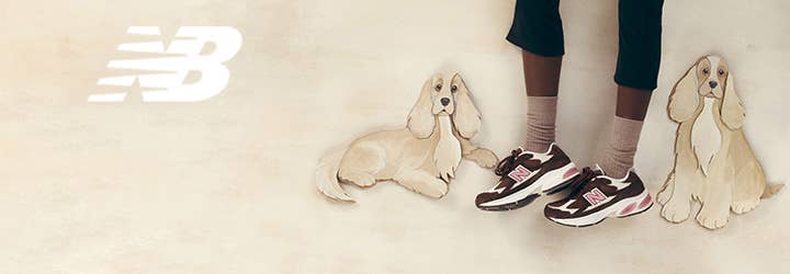 New Balance Bruin Roze