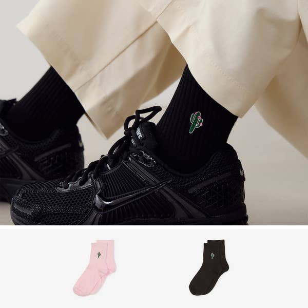 MID CREW CACTUS 2PK