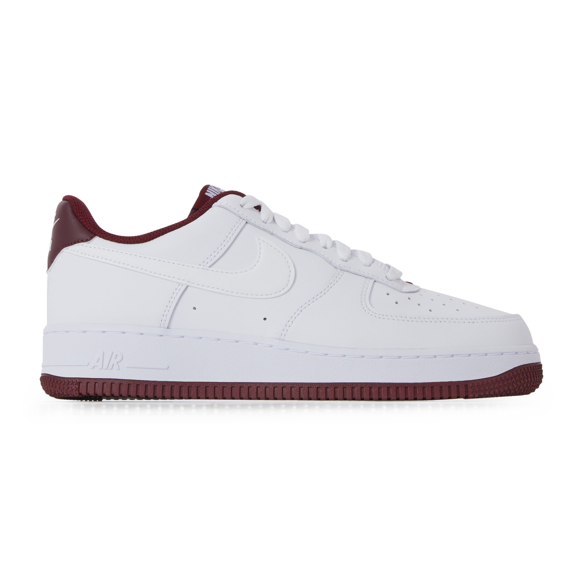syndroom Slink dichters NIKE AIR FORCE 1 LOW WIT/BORDEAUXROOD - SNEAKERS HEREN | Courir.com