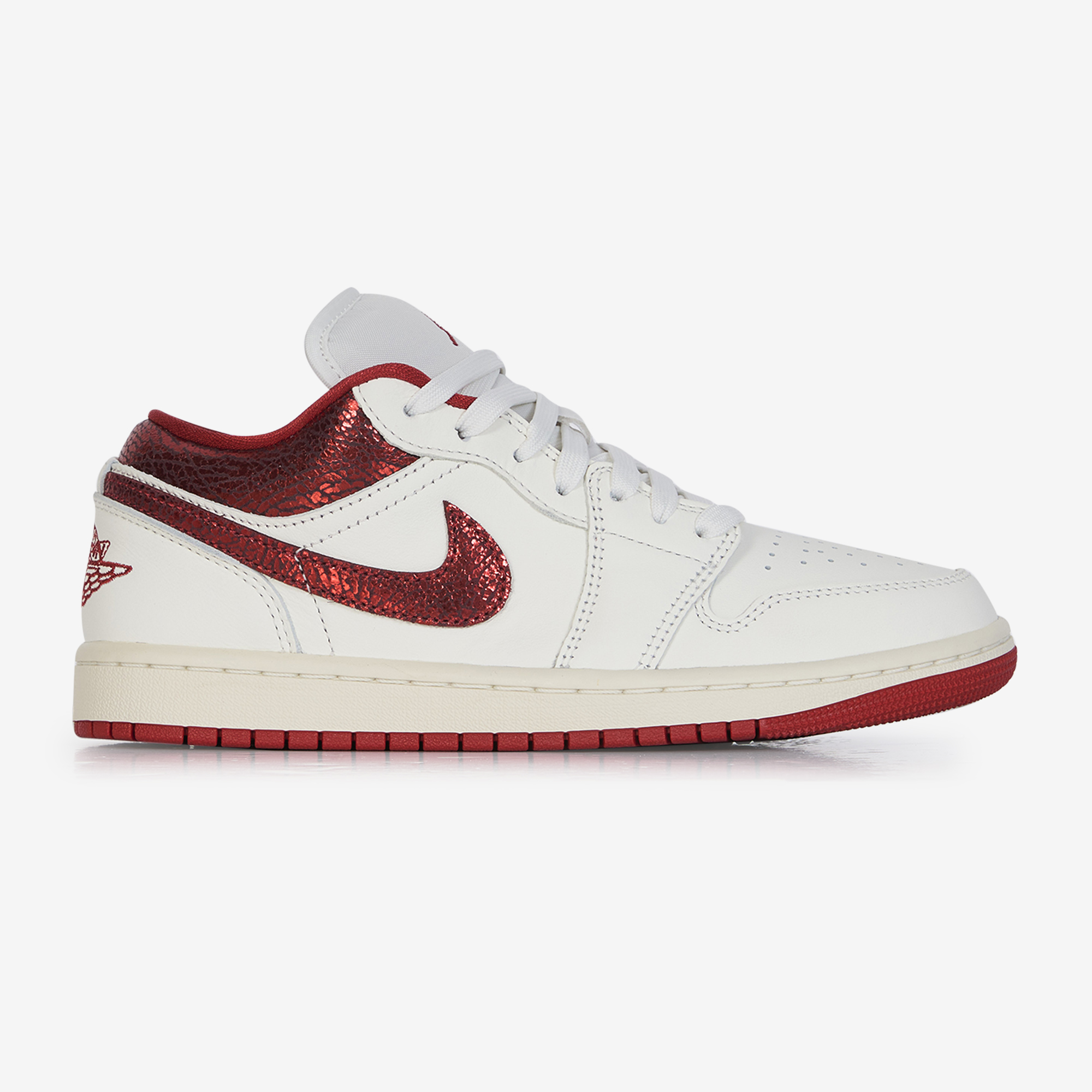 air jordan low 1 white red