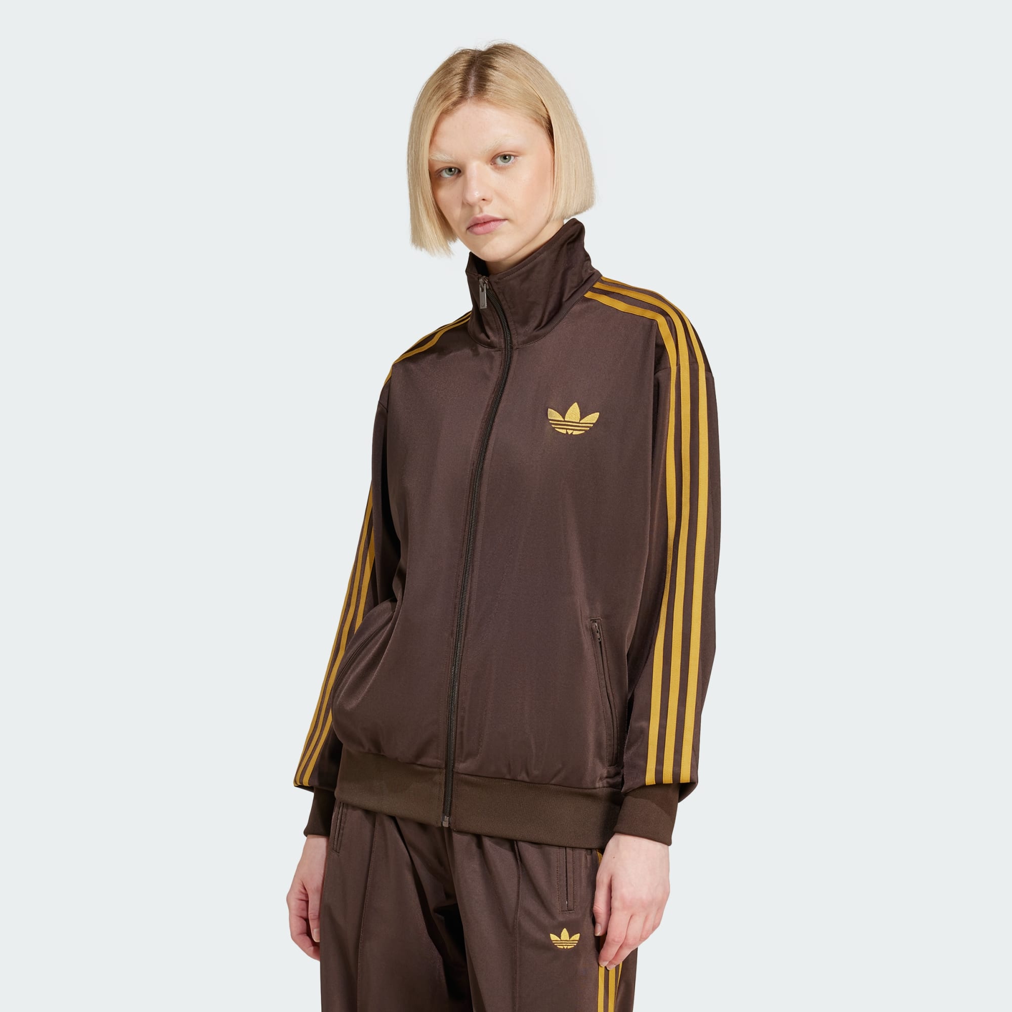 Adidas Firebird Adidas Jassen Bruin Adidas Jassen Dames Gouden