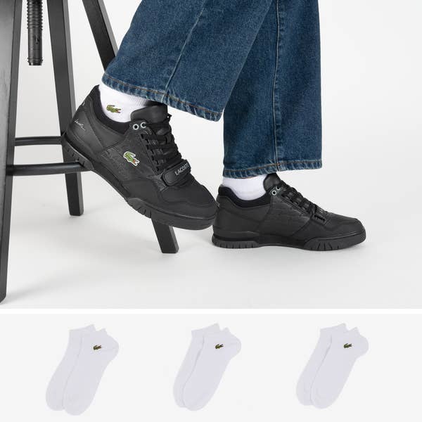 CHAUSSETTES X3 QUARTER LOGO
