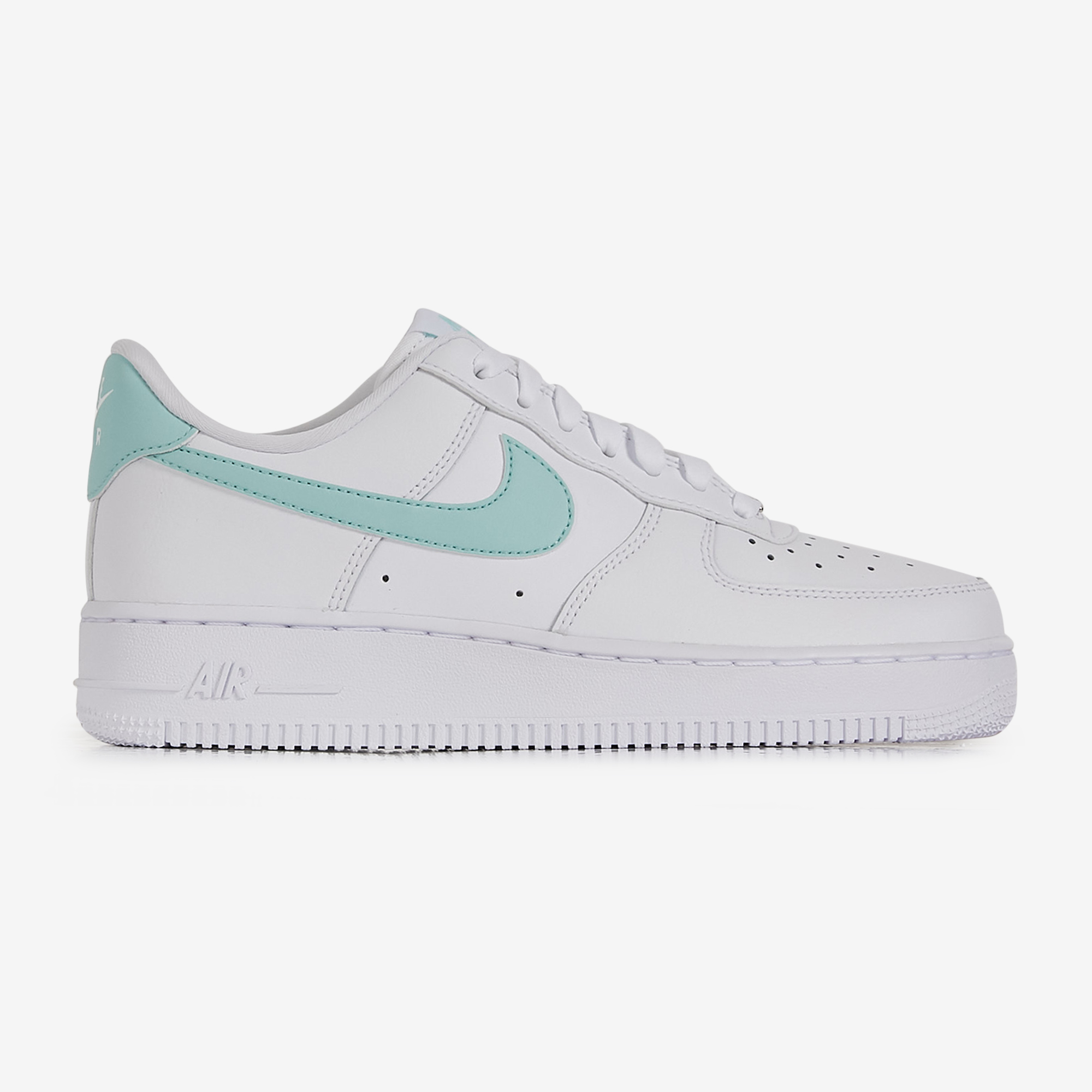 Nike air force 1 wit groen outlet