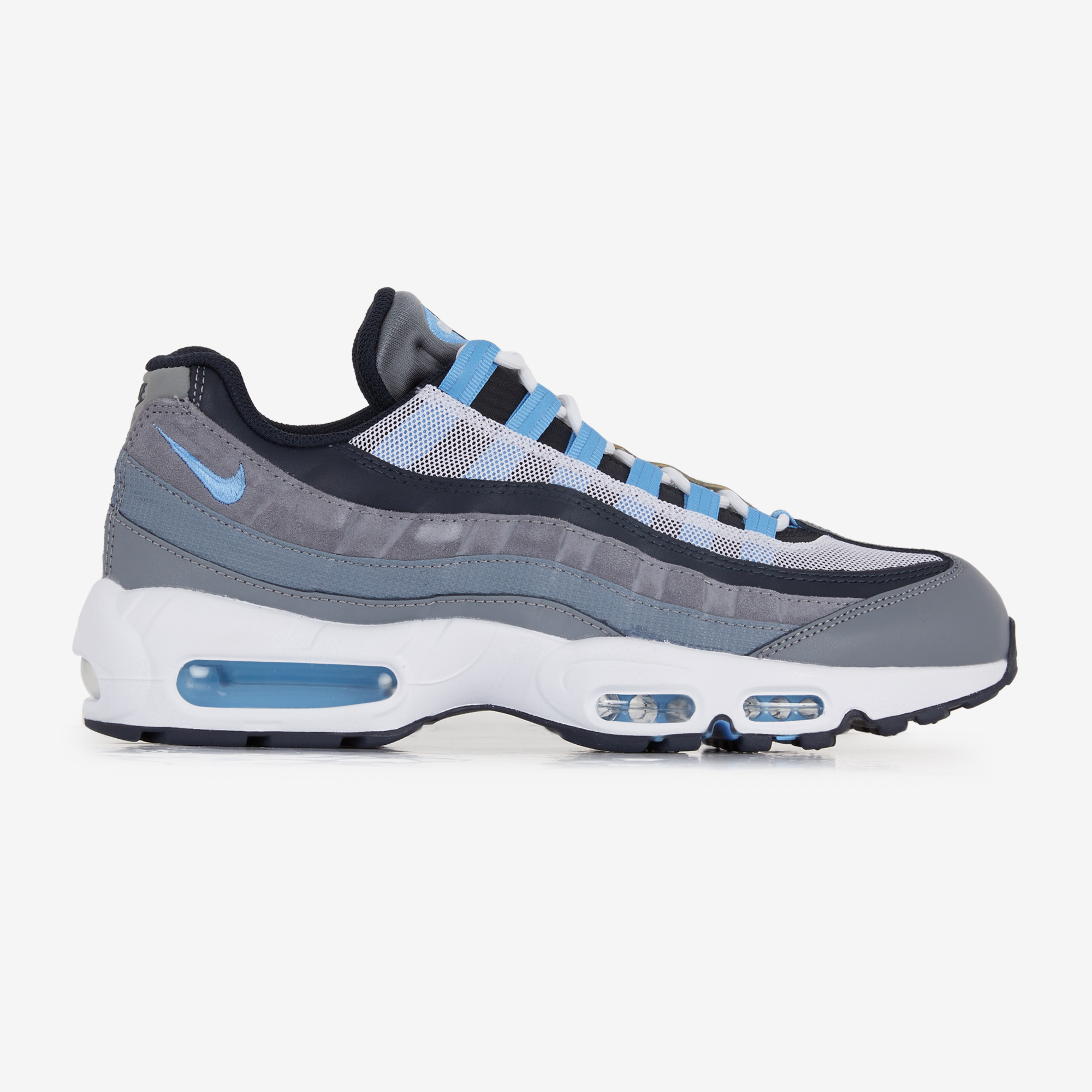 George Hanbury Geometrie campagne NIKE AIR MAX 95 GRIJS/BLAUW - SNEAKERS HEREN | Courir.com