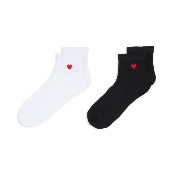PACK QUARTER BRODERIE C&OElig;UR X2